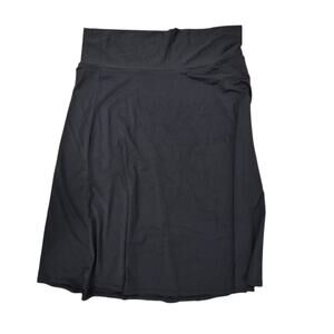 TITLE NINE A-Line Midi Skirt Black Athletic Womens XL Hiking Casual Outdoors